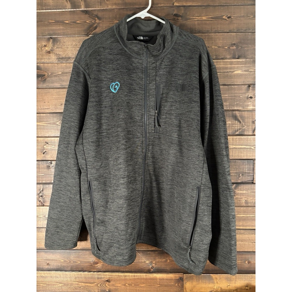 The North Face Intuit Jacket Mens Medium Black Full Zip Fleece